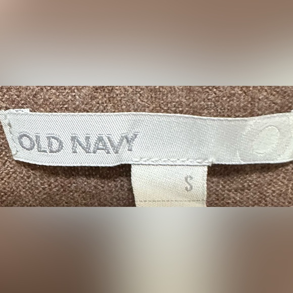 Old Navy Bundle of 2 Short Sleeve Crop V-Neck Button Cardigans:White & Brown(S) - Picture 8 of 9